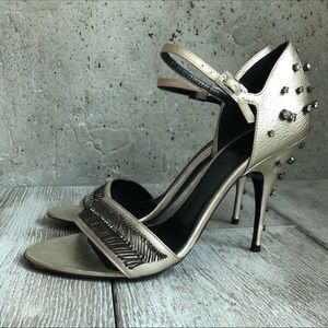 Givenchy crystal embellished sandals/pumps